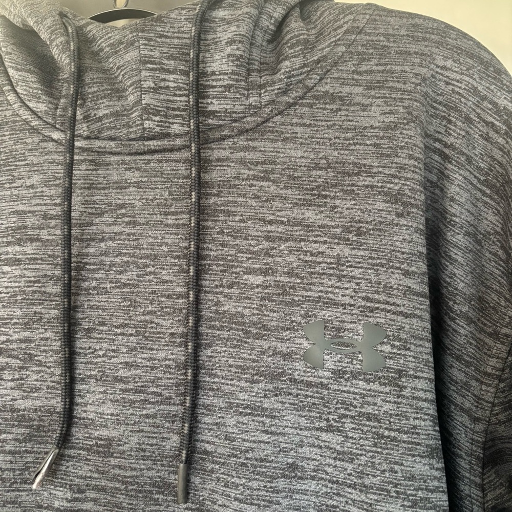 Men's Gray Under Armour Hoodie - Picture 3 of 5